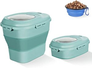 Pet food storage containers