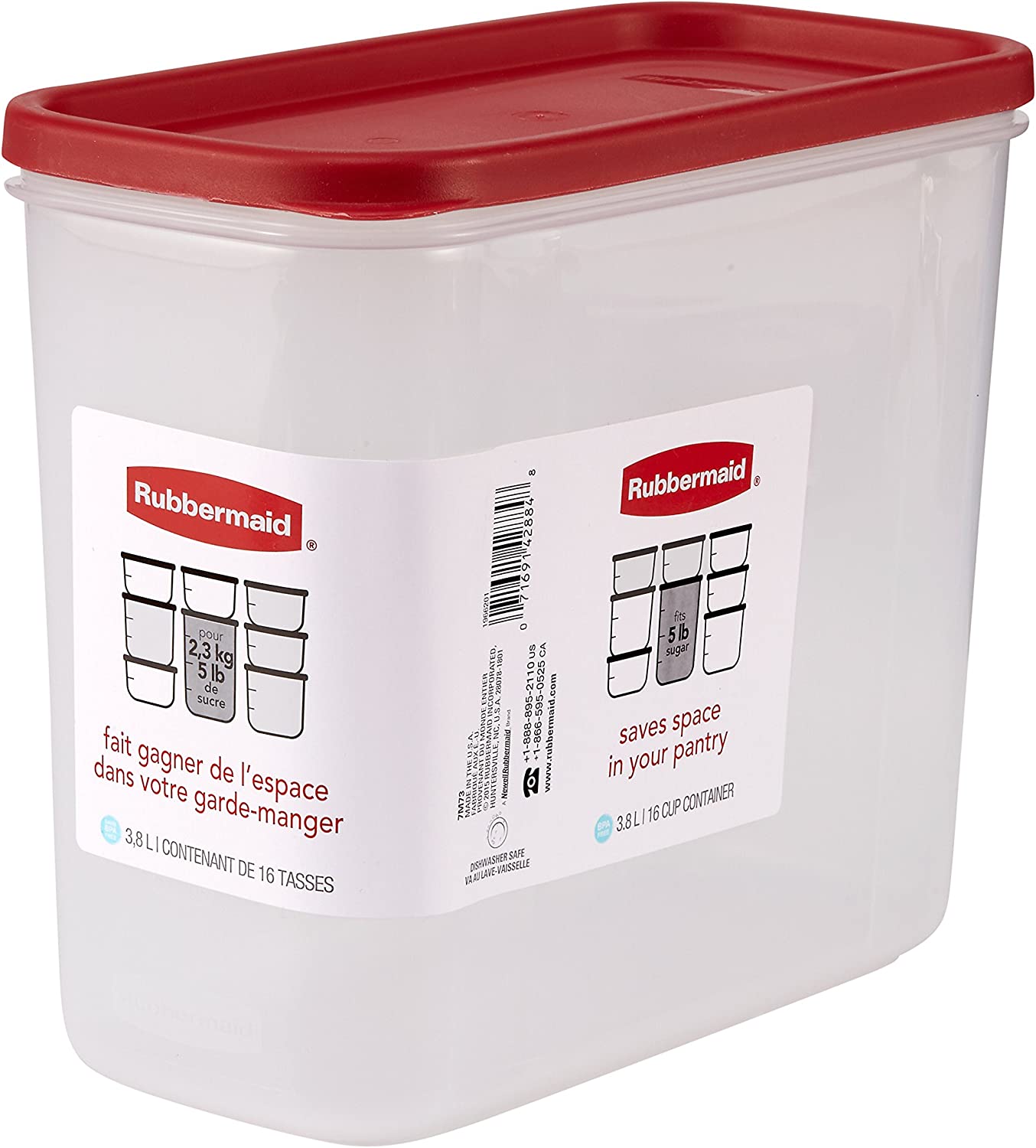 Rubbermaid pet food storage containers
