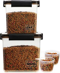 Lockcoo Stackable dog food storage container