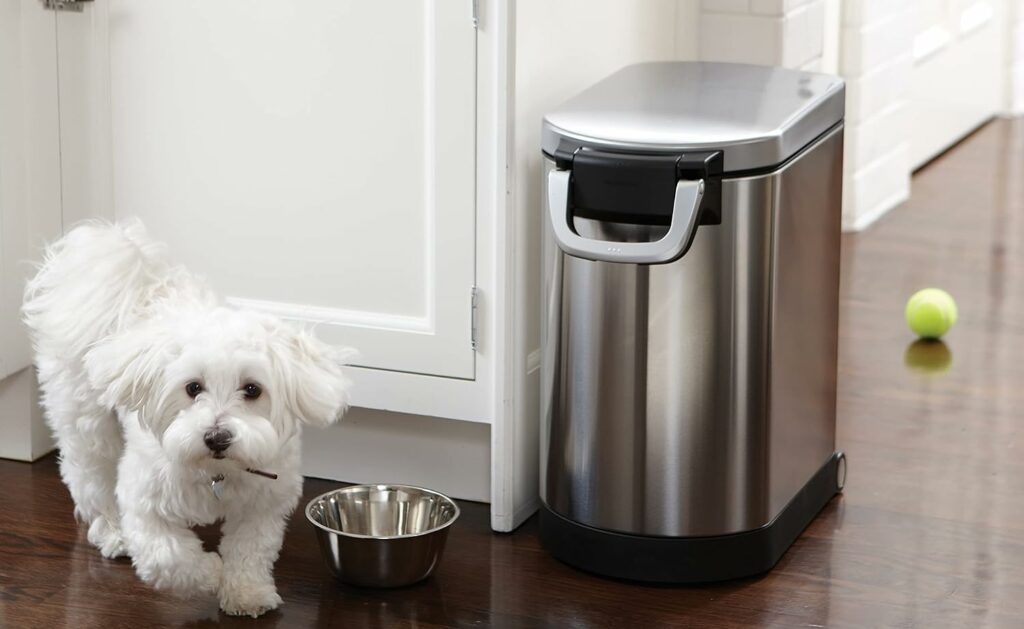 Simplehuman pet food storage container